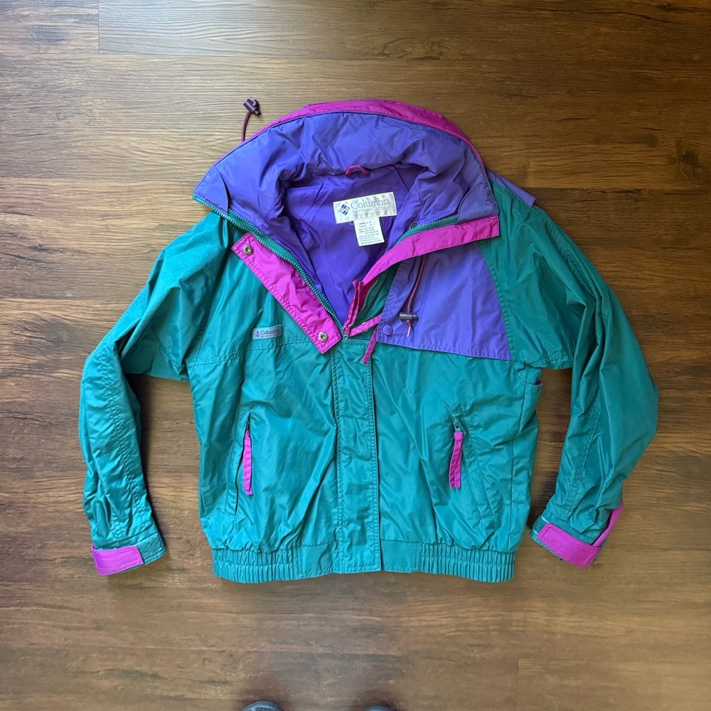 Columbia Sportswear‎ Vintage 90’s Women’s Bugaboo Ski Jacket Color Block Medium